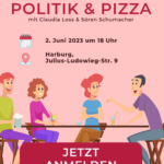 Politik & Pizza mit den SPD-Abgeordneten Claudia Loss und Sören Schumacher