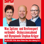 Was Spitzen- und Breitensport verbindet - SPD lädt zum Diskussionsabend mit Olympionik Stephan Krüger