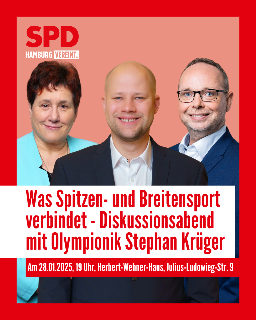 Was Spitzen- und Breitensport verbindet - SPD lädt zum Diskussionsabend mit Olympionik Stephan Krüger