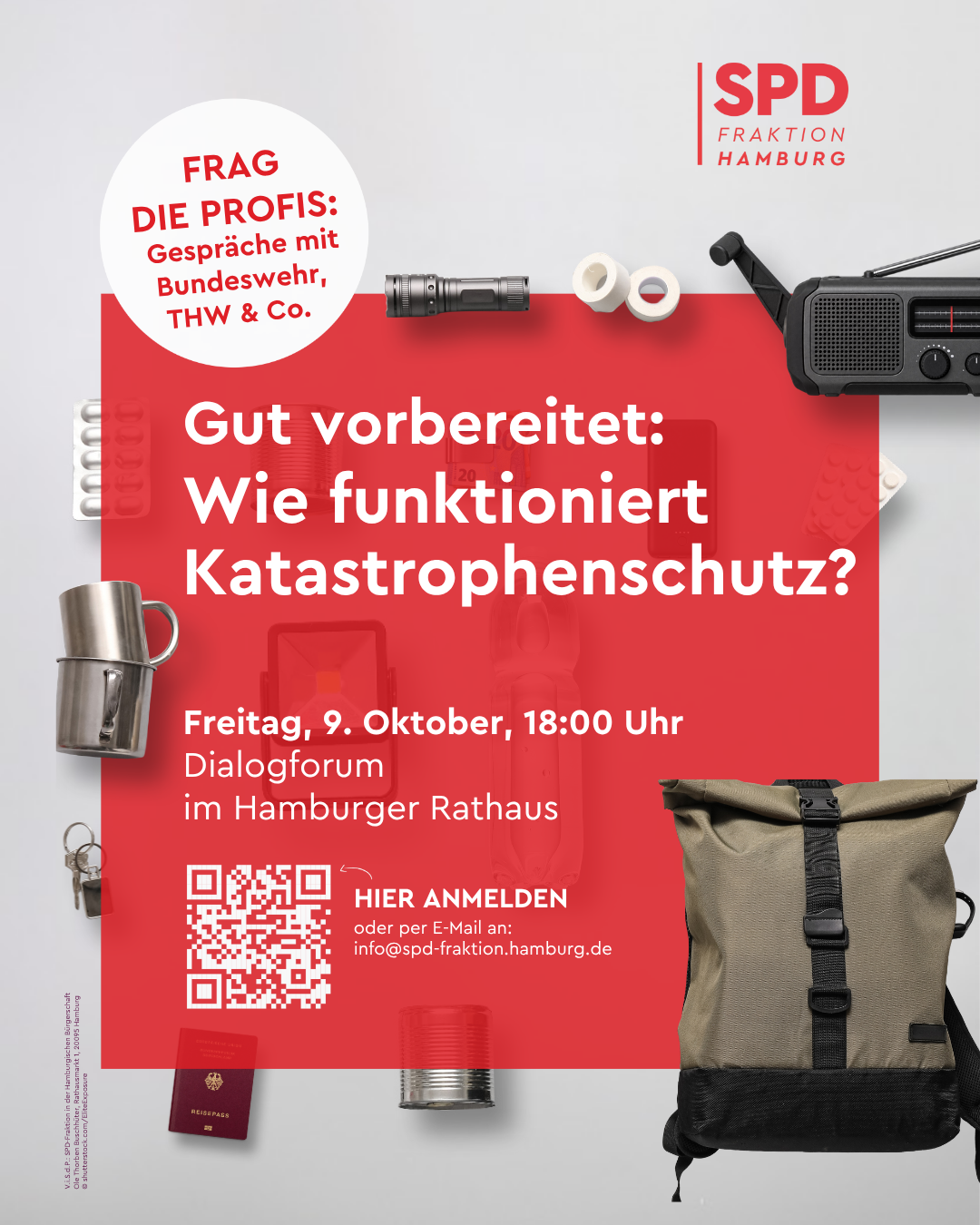 Dialogforum: Gut vorbereitet – Wie funktioniert Katastrophenschutz in Hamburg?